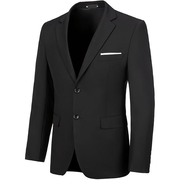 Amazon.com: QOAAIE Men's Notch Lapel Suit Leather Jacket